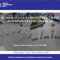 Revitalizácia námestia a zvýšenie bezpečnosti v obci Švedlár  1